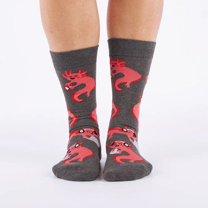 Men's Crew Socks Games-olotl