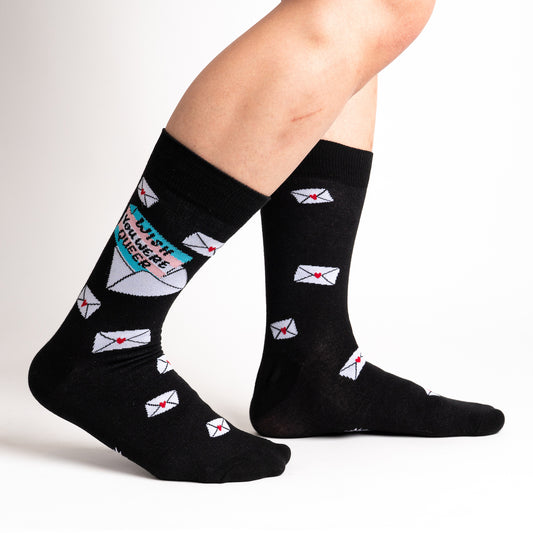 Unisex Crew Socks Wish You Were Queer