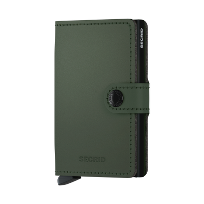 Miniwallet Matte Green Black