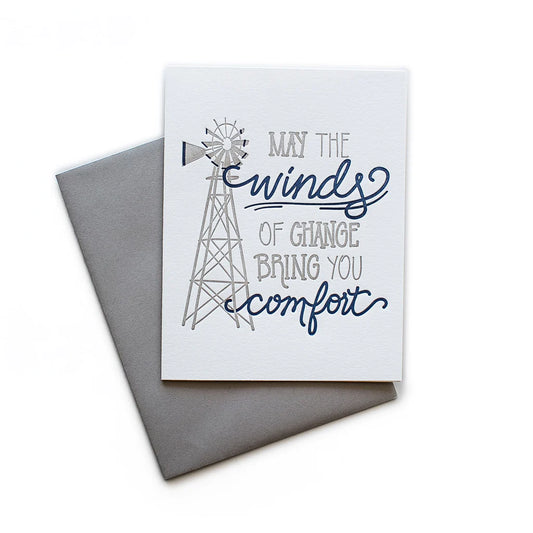 May The Winds Of Change Bring You Comfort Card