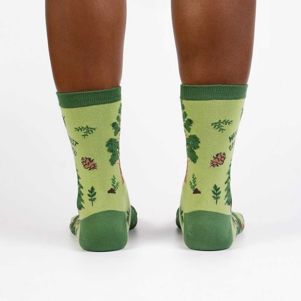 Women's Crew Socks May The Forest Be With You