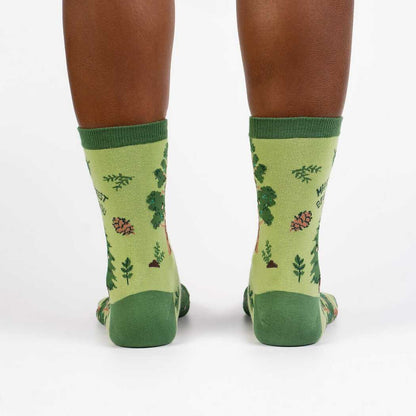 Women's Crew Socks May The Forest Be With You