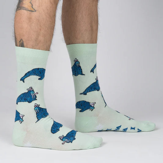 Men's Crew Socks And I Will Walrus Love You