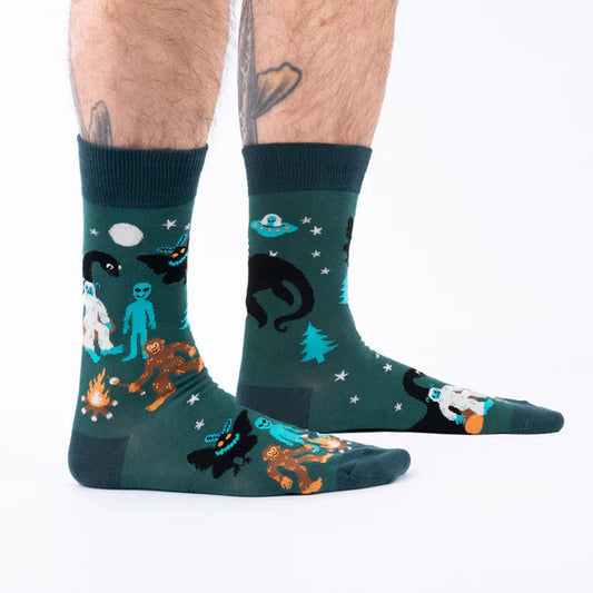 Men's Crew Socks Cryptid Society