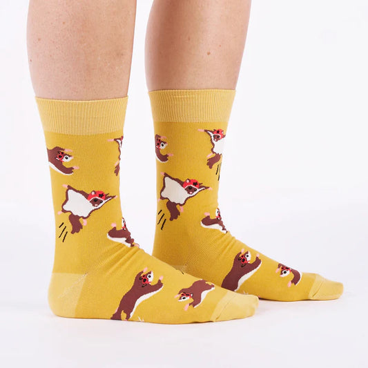 Men's Crew Socks Flying Squirrels
