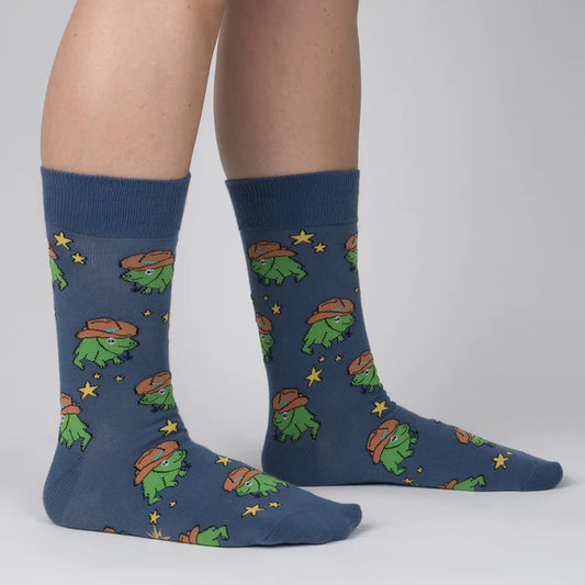 Men's Crew Socks Yee Frog!