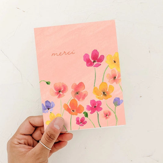 Merci French Thank You card