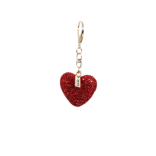 Metal Sparkle Heart Charm
