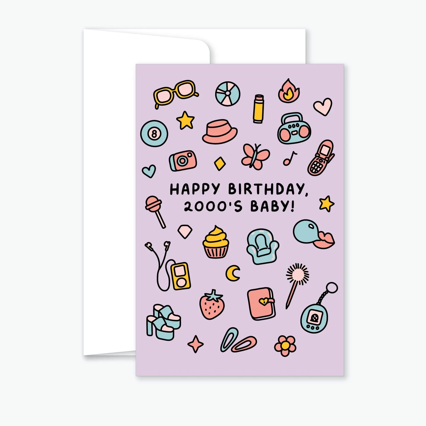 Happy Birthday 2000s Baby Greeting Card