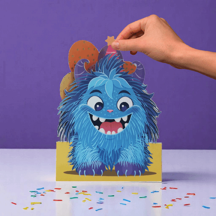 Monster Interactive Birthday Card