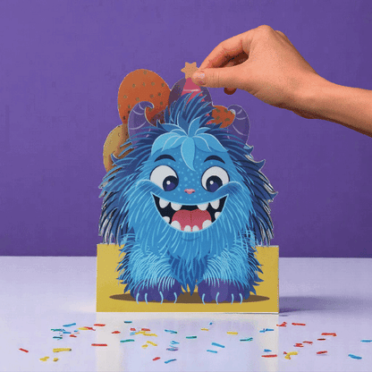 Monster Interactive Birthday Card