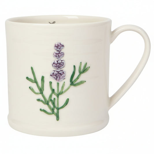 Lavender Embossed Mug