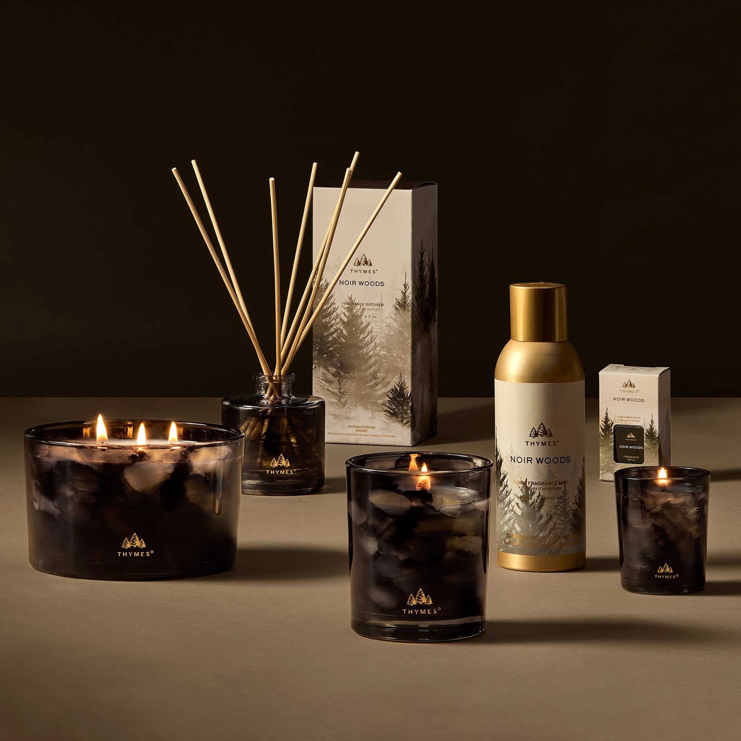 Noir Woods Poured Candle