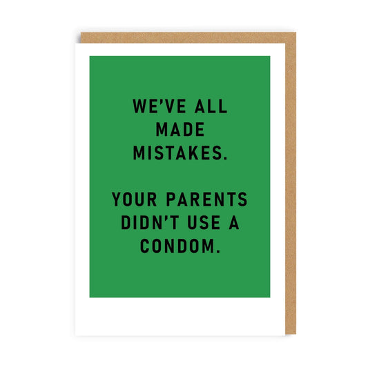 We've All Made Mistakes Card