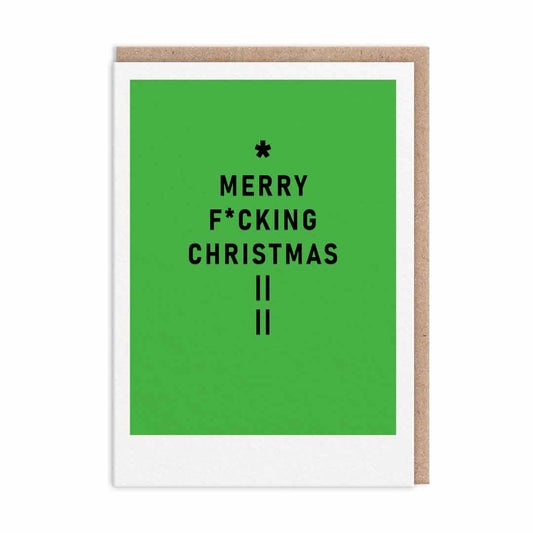 Merry F**cking Christmas Card