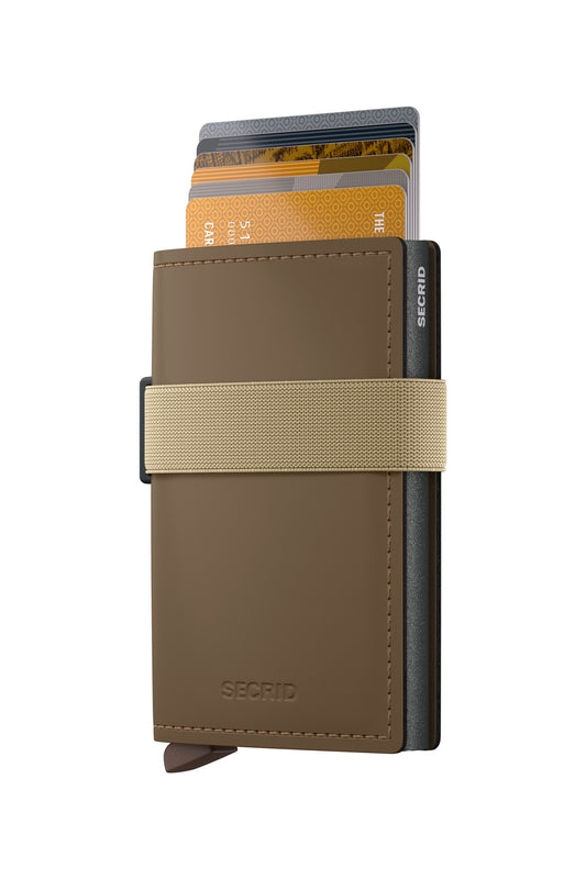 Bandwallet Matte Leather Earth Beige