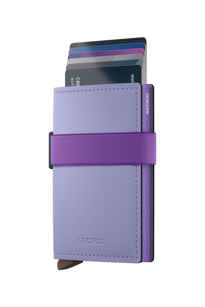 Bandwallet Matte Leather Lilac-Violet