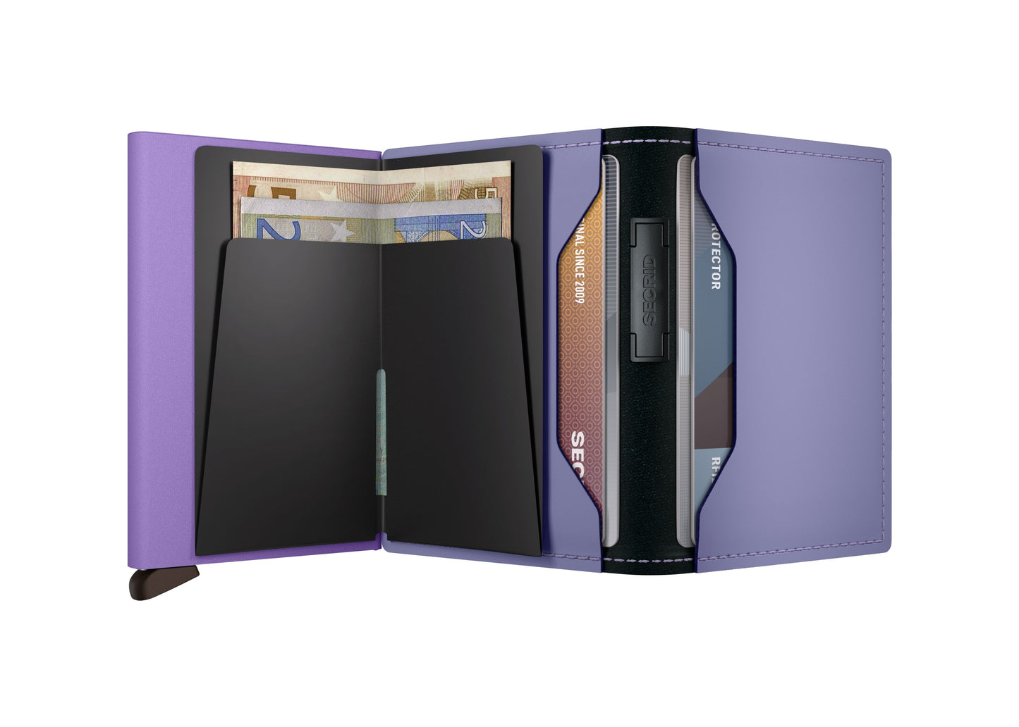 Bandwallet Matte Leather Lilac-Violet