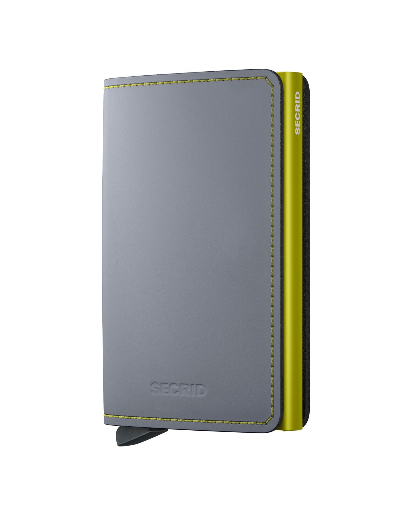 Slimwallet Matte Grey-Lime