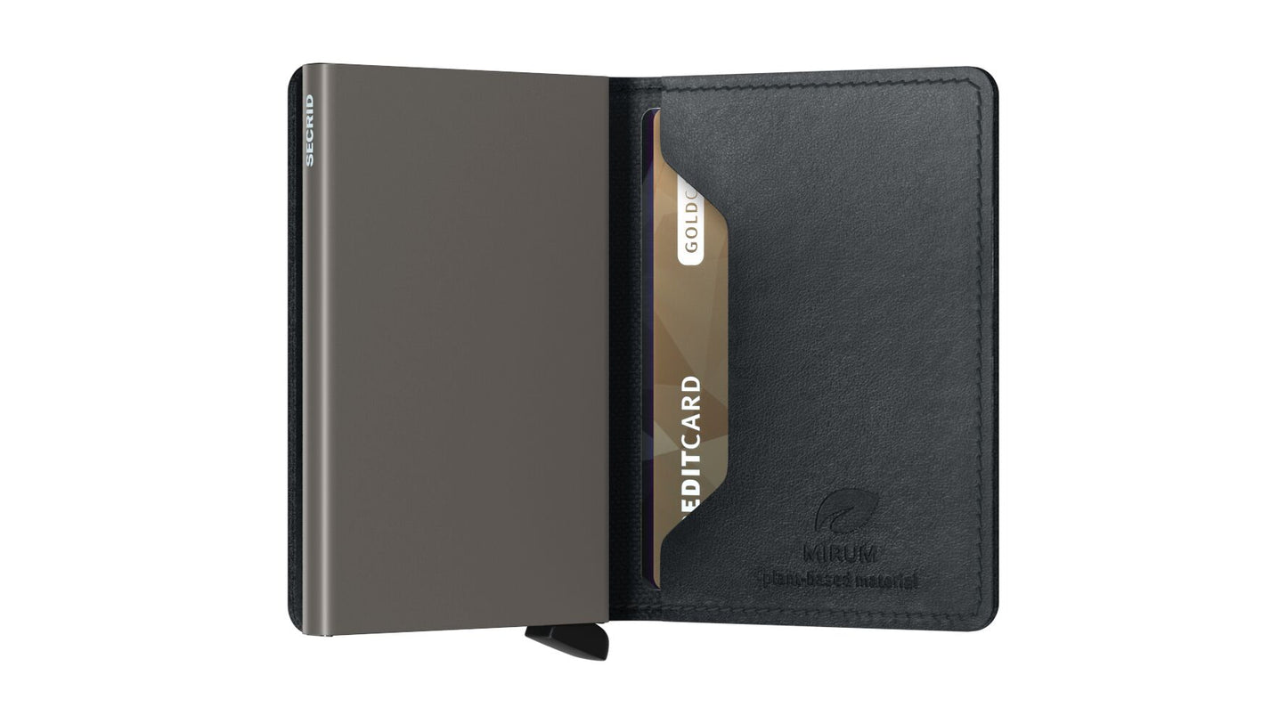 Slimwallet Mirum Plant-Based Black