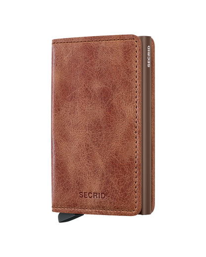 Slimwallet Vintage Cognac Brown