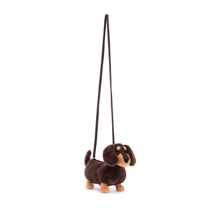 Otto Sausage Dog Plush Bag