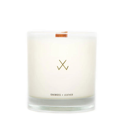 Simple Collection Oakmoss & Leather Candle