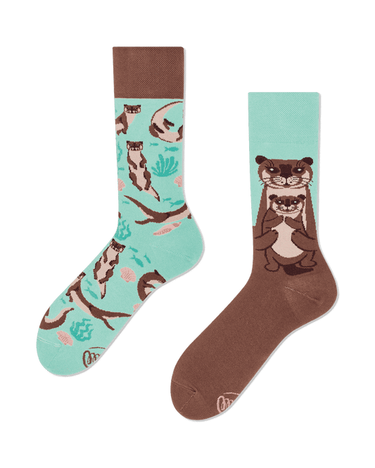 Otter Stories Crew Socks