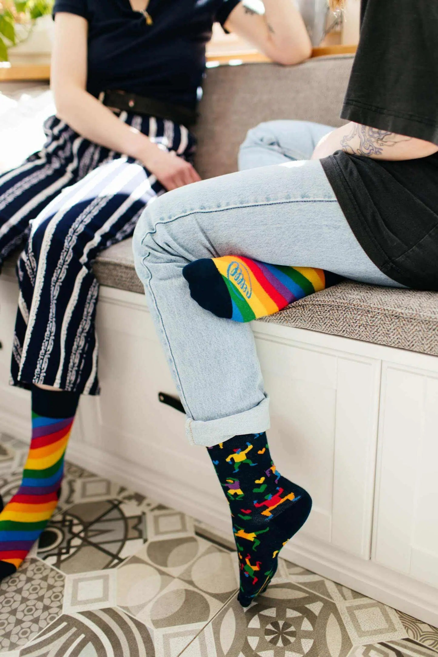 Over The Rainbow Crew Socks