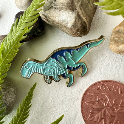 @186 Pin Blue Velociraptor