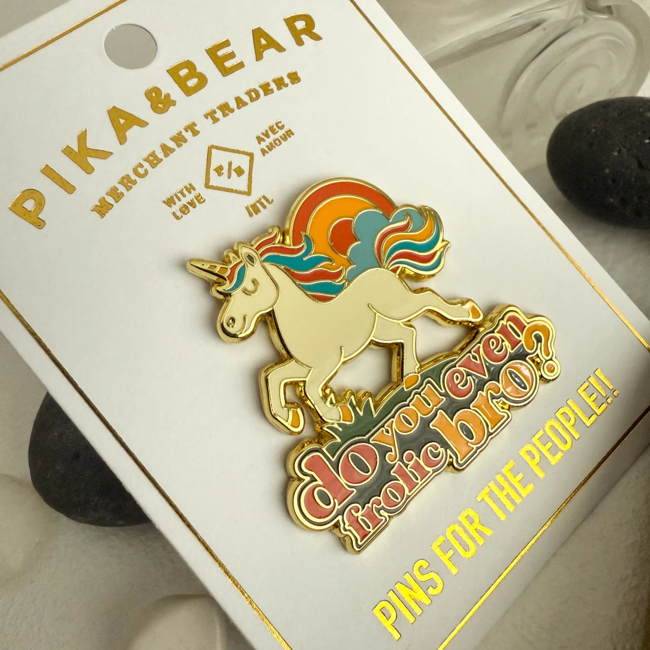 @53 Frolic Unicorn Enamel Pin