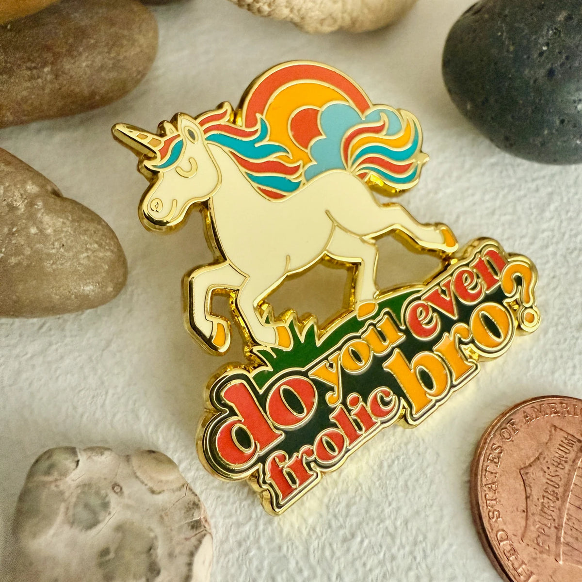 @53 Frolic Unicorn Enamel Pin