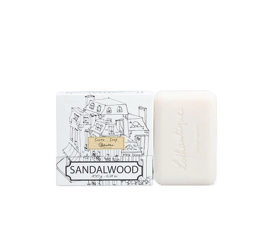 White Boxed Soap Bar Sandalwood