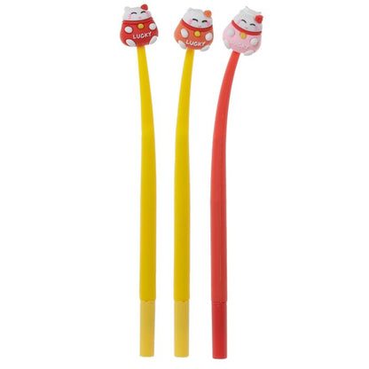 Maneki Neko Lucky Cat Fine Tip Pen