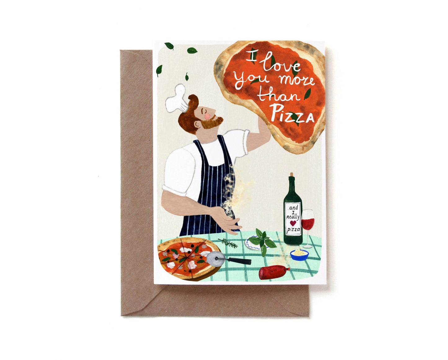 Pizza Love Card