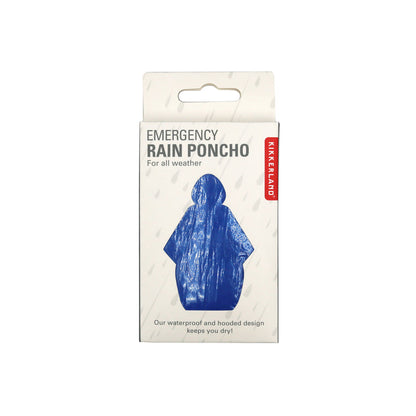 Emergency Rain Poncho Assorted