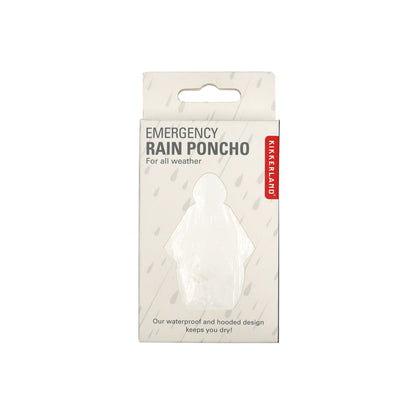 Emergency Rain Poncho Assorted