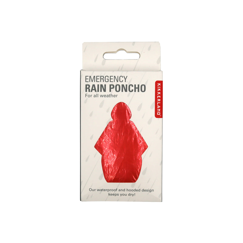 Emergency Rain Poncho Assorted