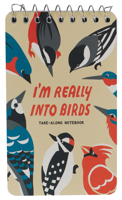 Really Into Birds Spiral Notebook