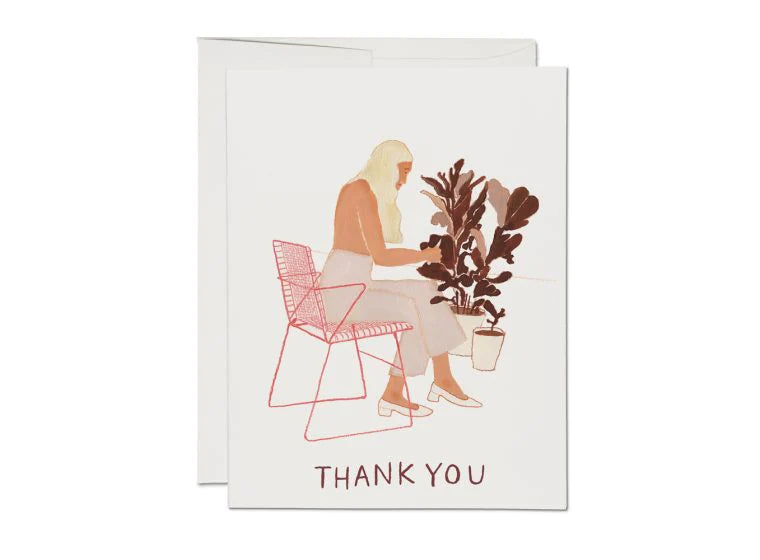 Pruning Plants Thank You Card