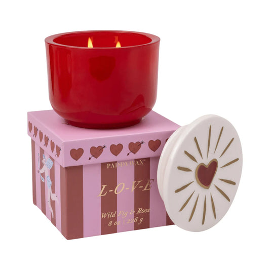 Wild Fig + Rose Charmed 8oz Candle
