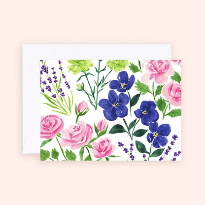 Pansies & Roses Enclosure Card