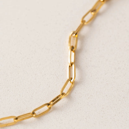 Paperclip Necklace Silver
