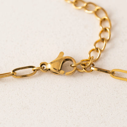 Paperclip Necklace Silver