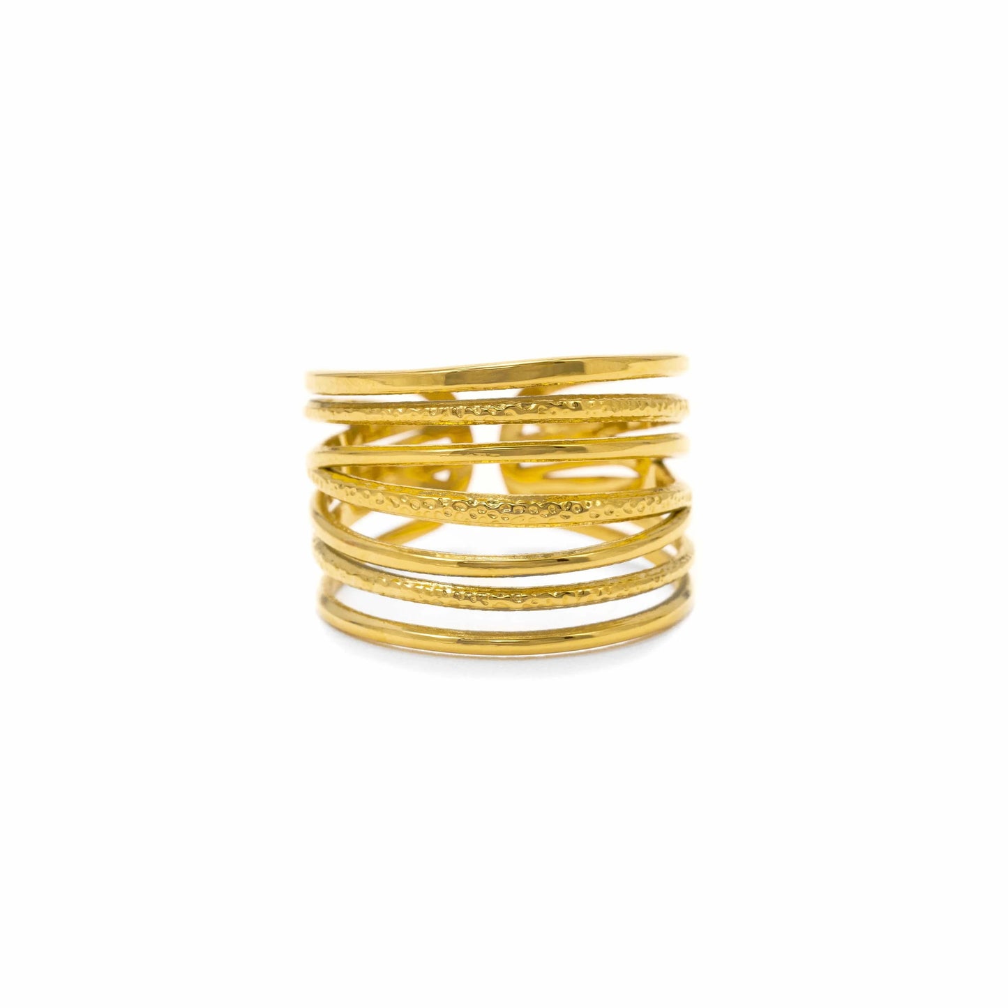 Parallel Ring Gold