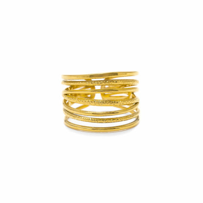 Parallel Ring Gold
