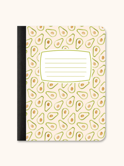 Peaches & Avocados Composition Book Duo