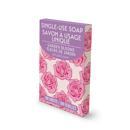 Petite Rose Single-Use Soap Sheet