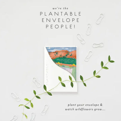 Pickleball Sprout Mini Greeting Card