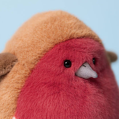 Plum Robin Plush Toy